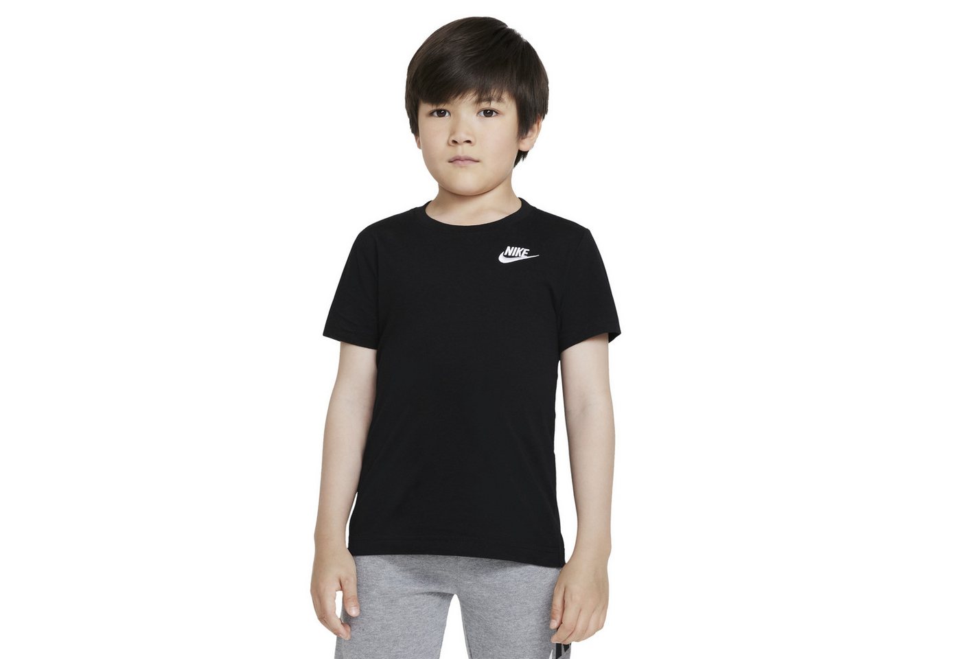 Nike Sportswear T-Shirt NKN NSW EMBROID FUTURA TEE für Kinder, mit Rundhalsausschnitt, Kurzarm, ohne Verschluss