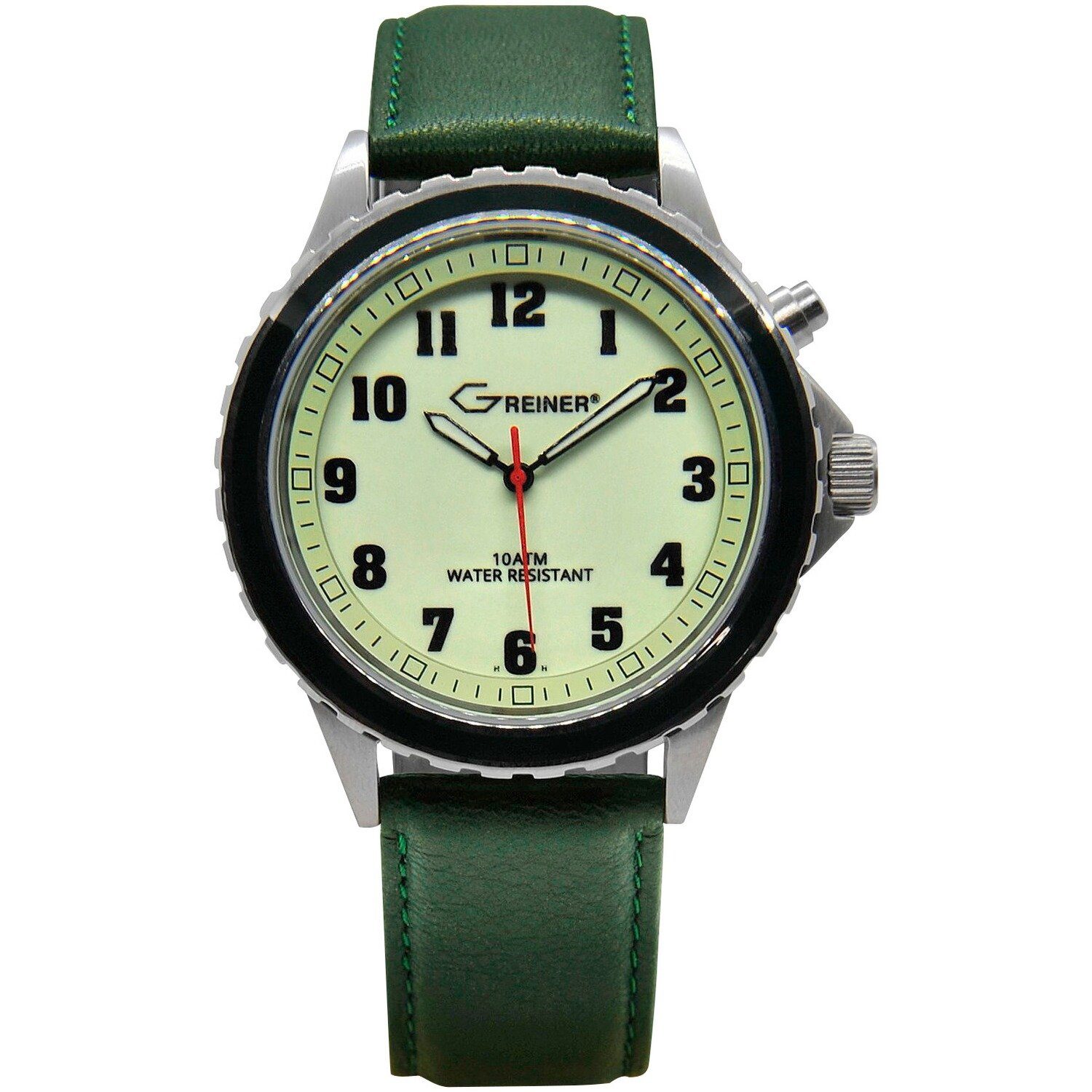 Greiner Chronograph Armbanduhr Ansitz