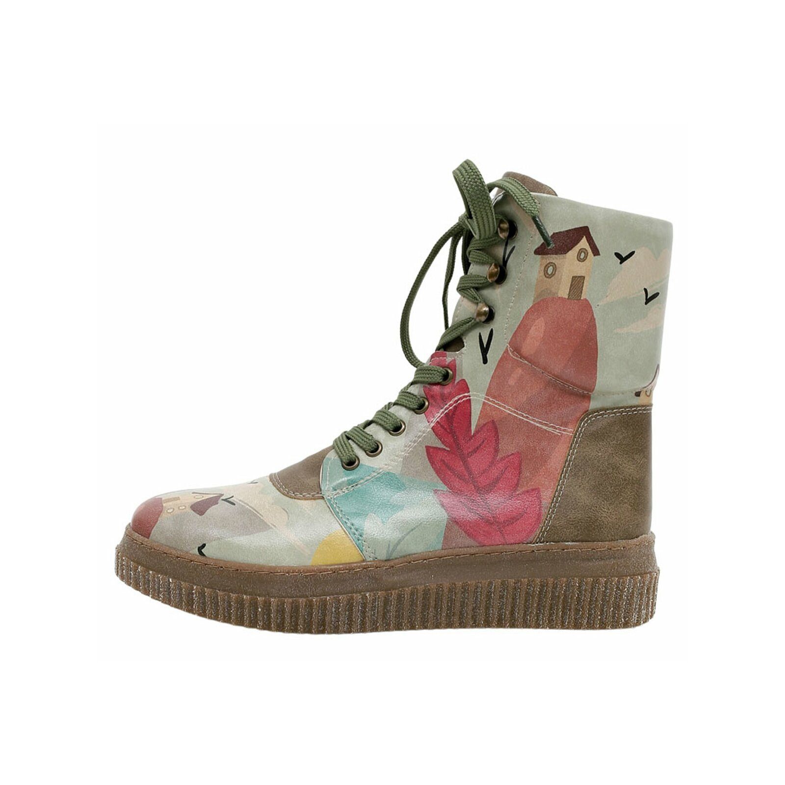 DOGO Future High Top Boots State Of Bliss Damen Stiefeletten Schnürboots Handgefertigt