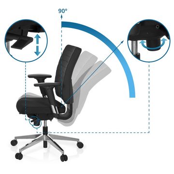 hjh OFFICE Drehstuhl Profi Bürostuhl PRO-TEC 350 Stoff (1 St), Schreibtischstuhl ergonomisch