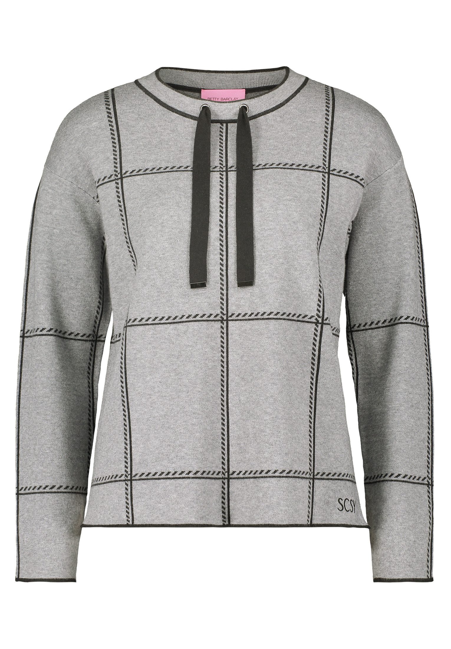 Betty Barclay Strickpullover Damen Strickpullover kariert (1-tlg) Jacquard günstig online kaufen