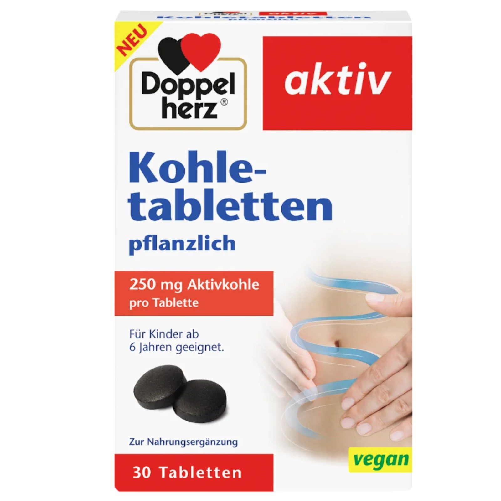 Doppelherz Kohletabletten 30 St, 15,1 g Kapseln, 15.1 g