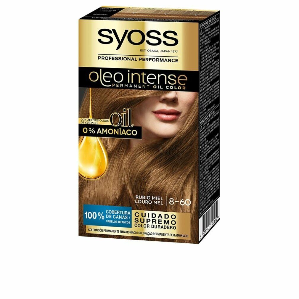 Syoss Haarpflege-Set Oleo Intense Permanent Hair Color 8-60 Honey Blonde