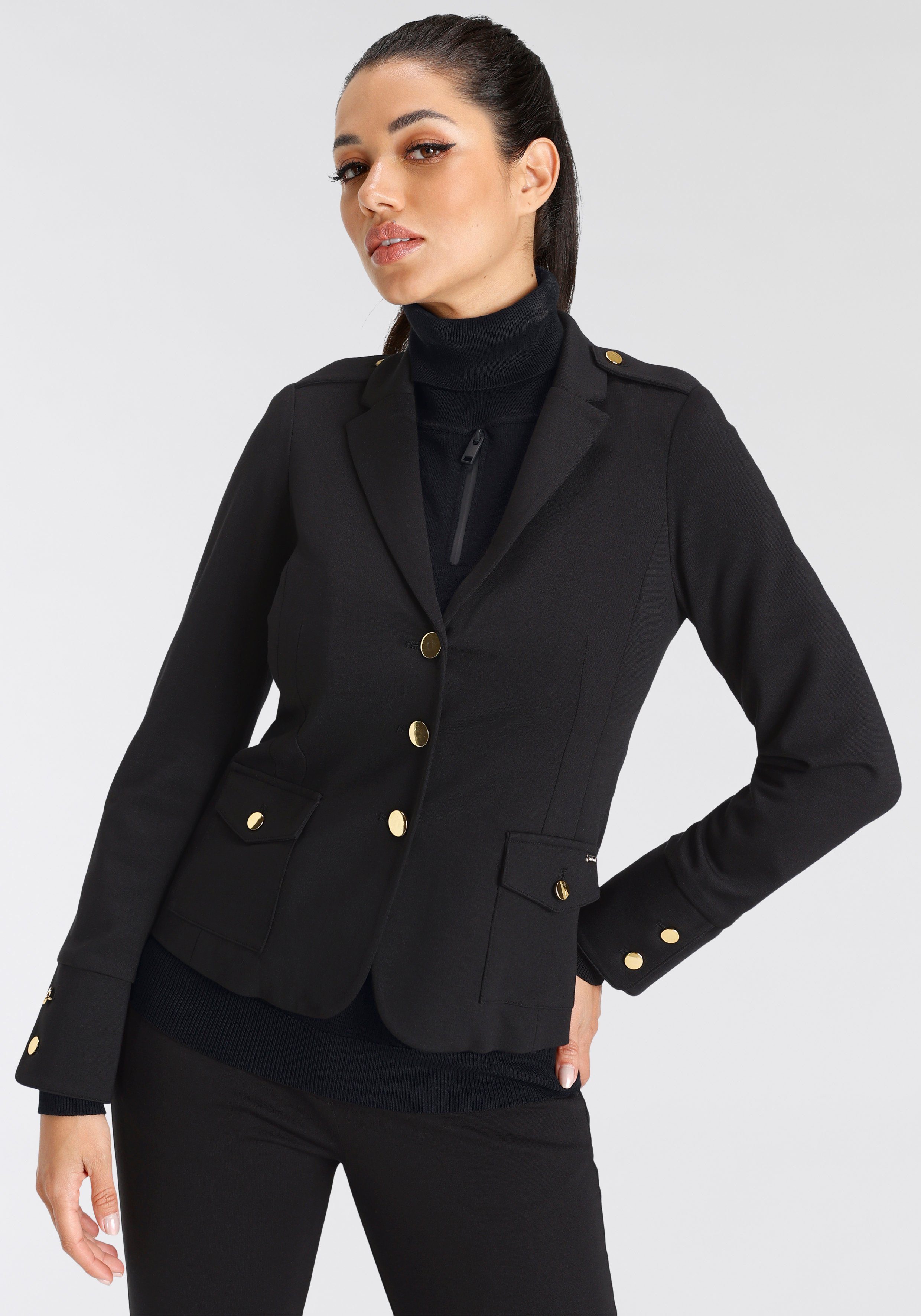 Bruno Banani Jerseyblazer im Uniform-Stil NEUE KOLLEKTION