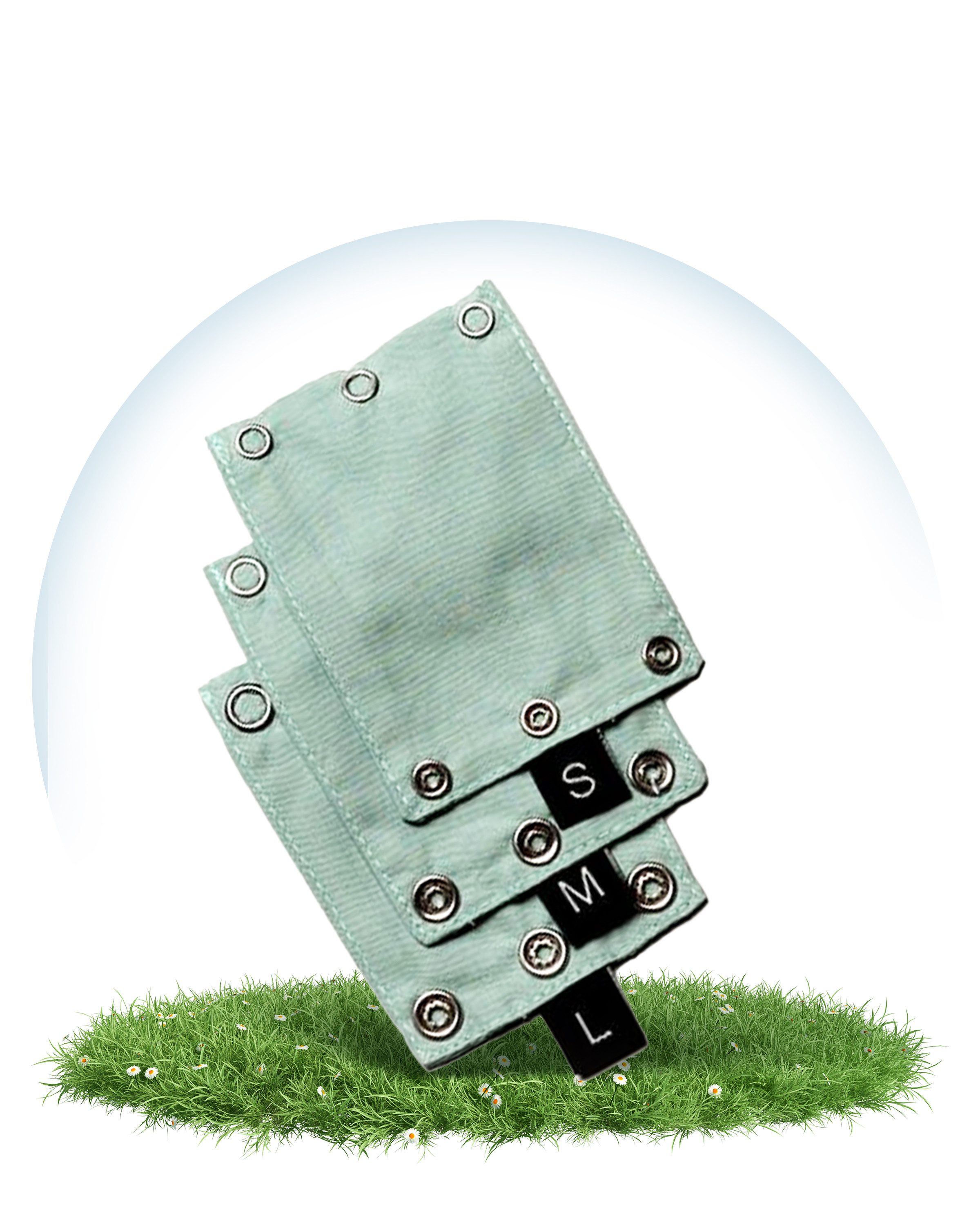 Hinzling Body - Verlängerung im 3er-Set – Baby Bodyverlängerung mit Druckknopf mit praktischen Druckknöpfen