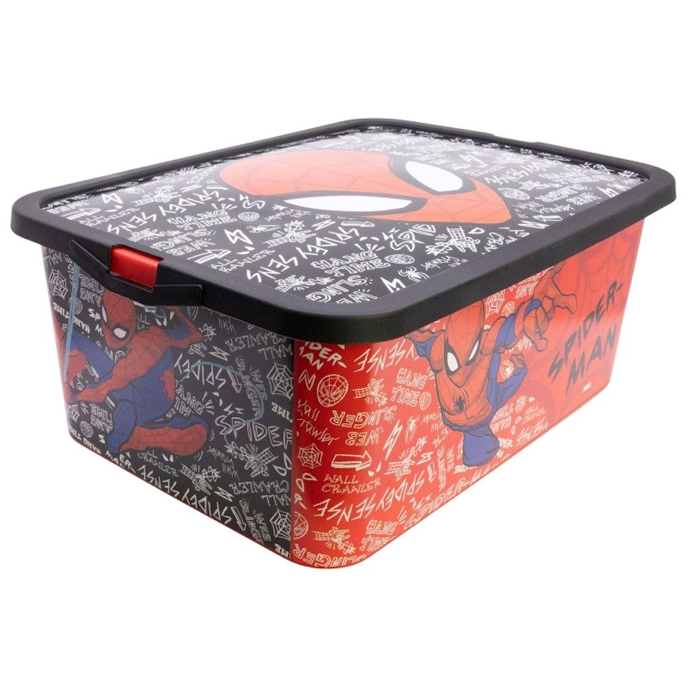 Tinisu Aufbewahrungsbox Spiderman Aufbewahrungsbox Store Box - 13 Liter Mar günstig online kaufen