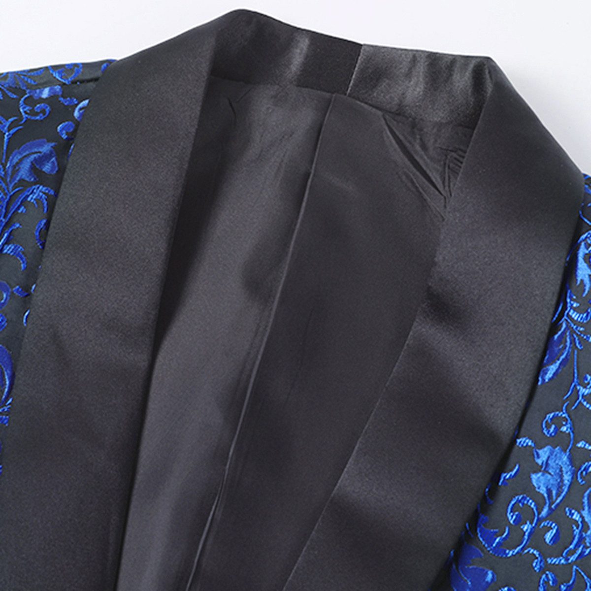 Allthemen Smoking (2 tlg) Herren Jacquard Anzug Slim Fit Anzüge für Hochzeit