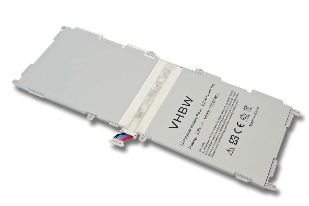 vhbw passend für Samsung Galaxy Tab SM-T531, SM-T533, SM-T535, SM-T537, Laptop-Akku 6800 mAh