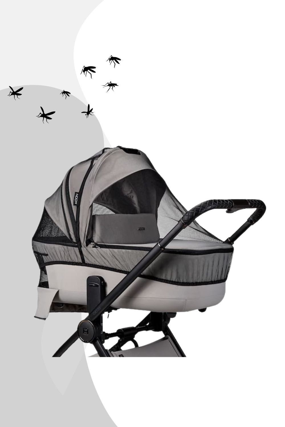 Moon Kombi-Kinderwagen Moskitonetz für Babywanne