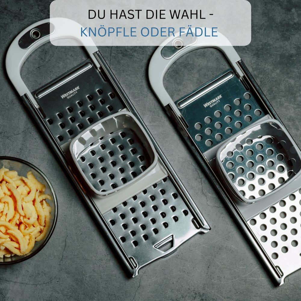 WESTMARK Spätzlereibe Hobel »Knöpfle«, 250 ml Fassungsvermögen, ABS