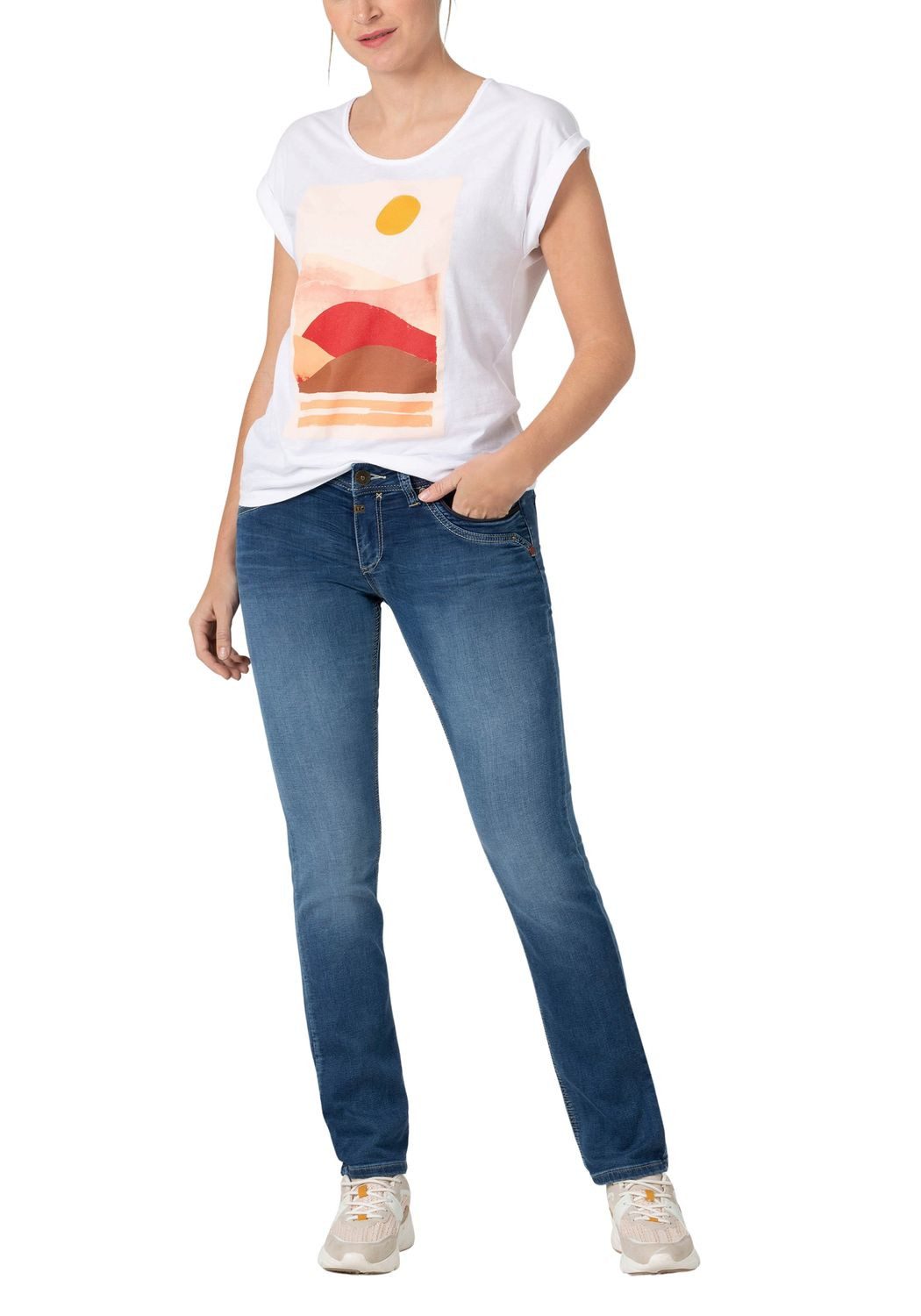 TIMEZONE Slim-fit-Jeans SLIM TAHILA TZ aus Baumwollmix – Bild 3 von 5