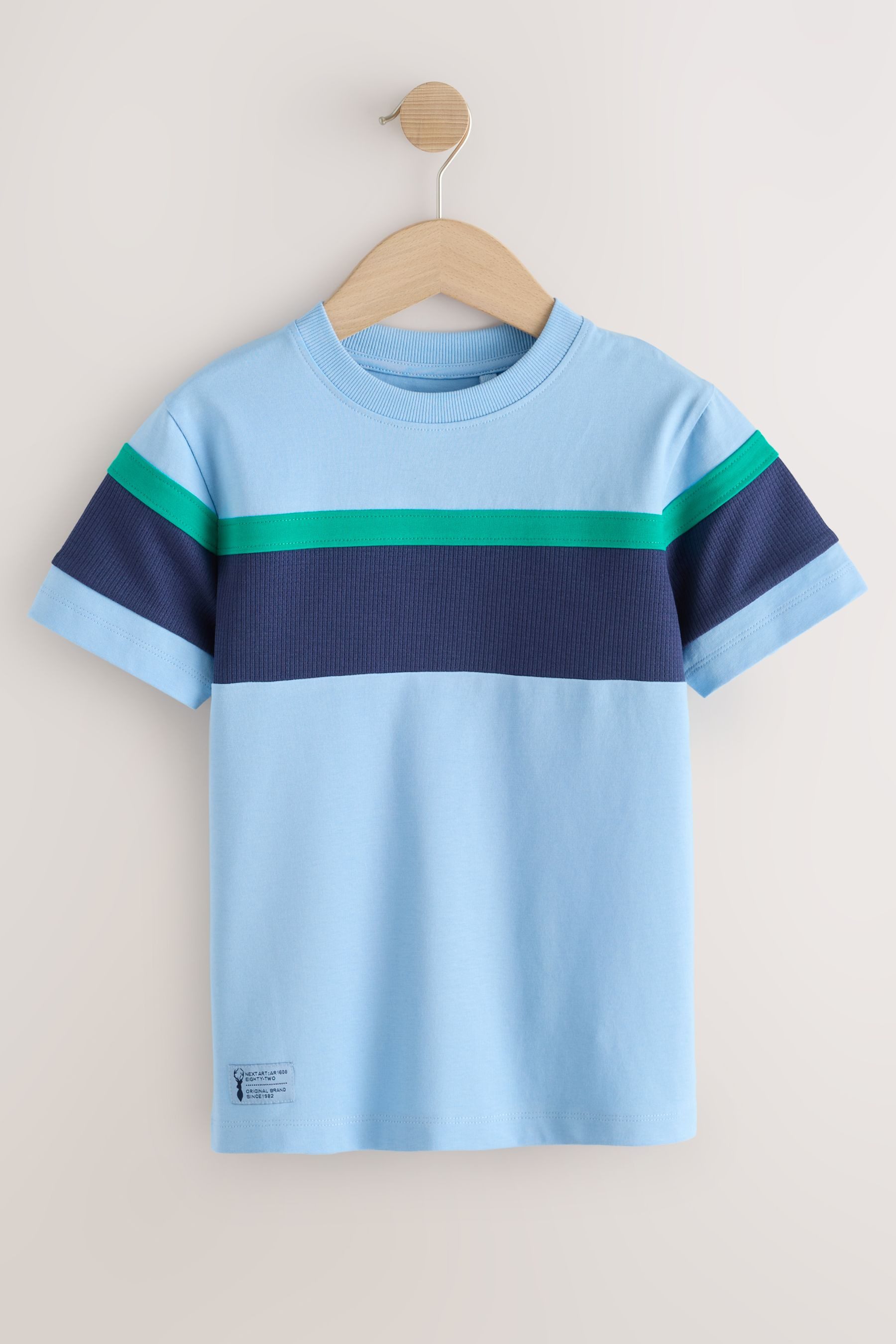 Next T-Shirt T-Shirt in Blockfarben (1-tlg)
