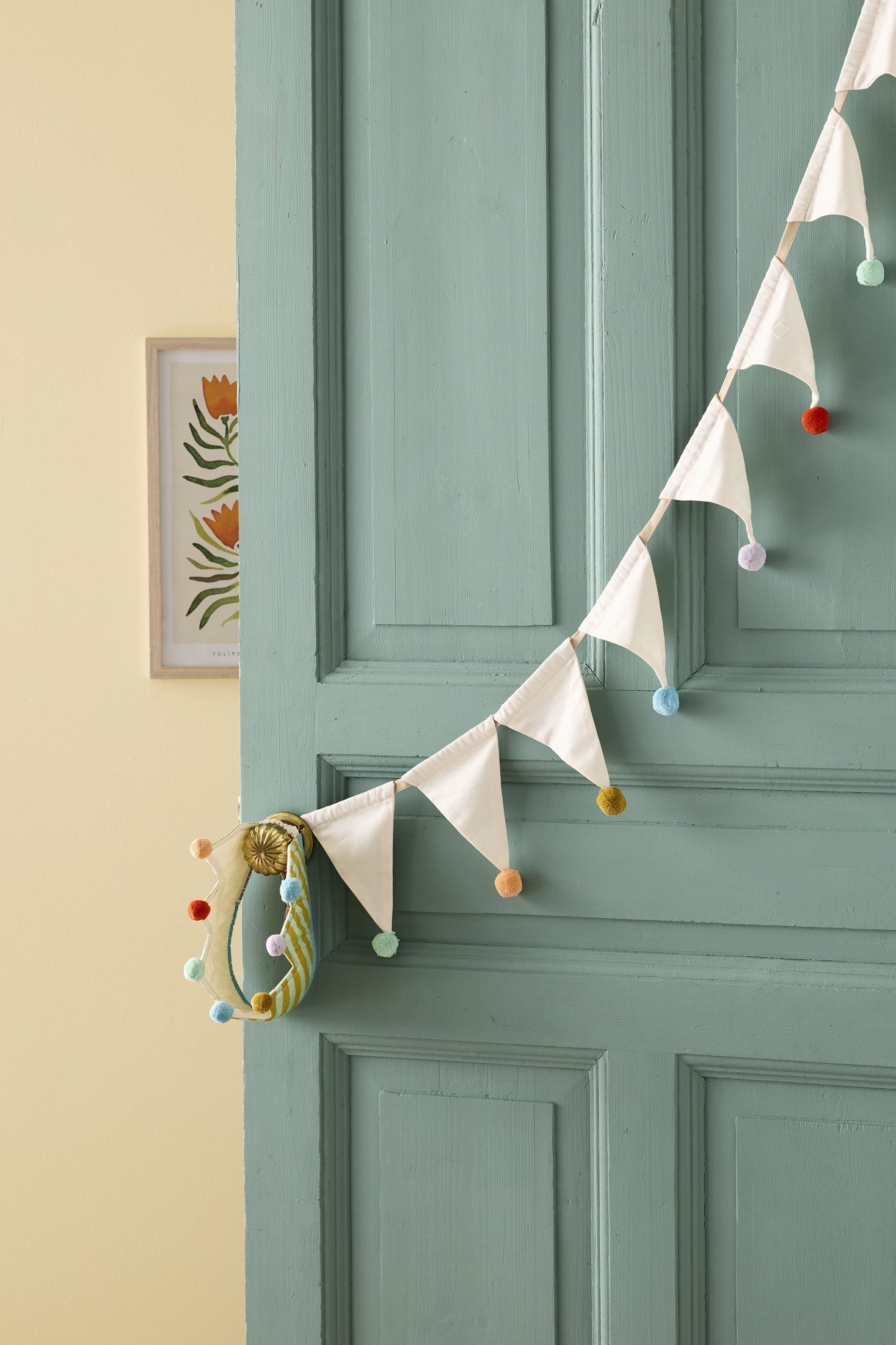 Kids Concept Wimpelkette Kids Concept Girlande Pom Pom - 300x2x17cm