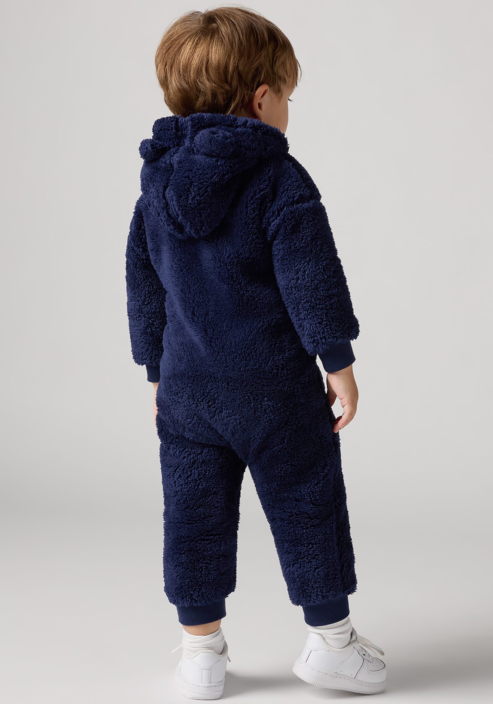 Levi's® Kids Overall LVN BEAR SHERPA COVERALL aus kuscheligem Teddyplüsch