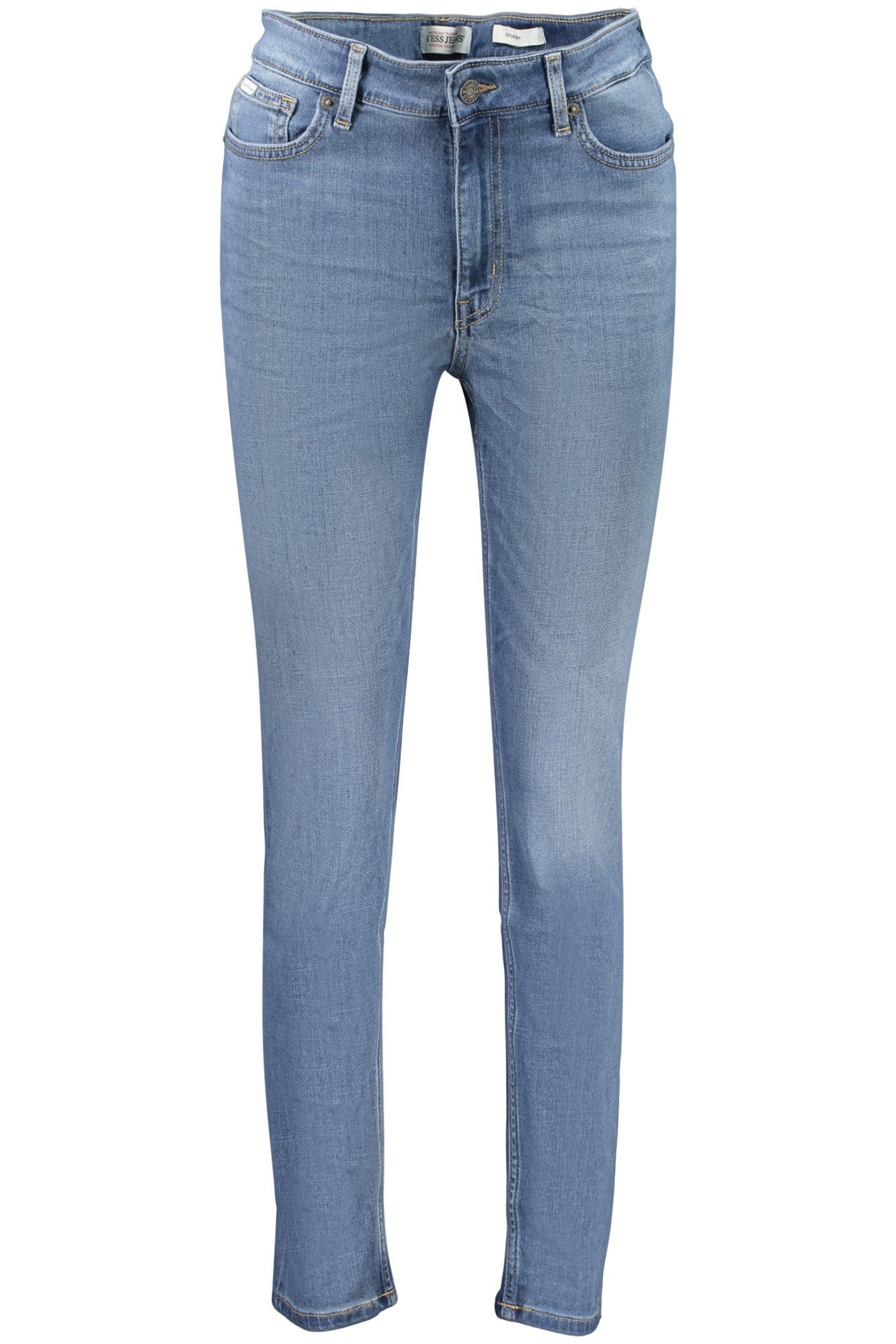 GUESS JEANS 5-Pocket-Jeans Blaue Herren-Jeans: 5-Taschen-Skinny im Used-Look