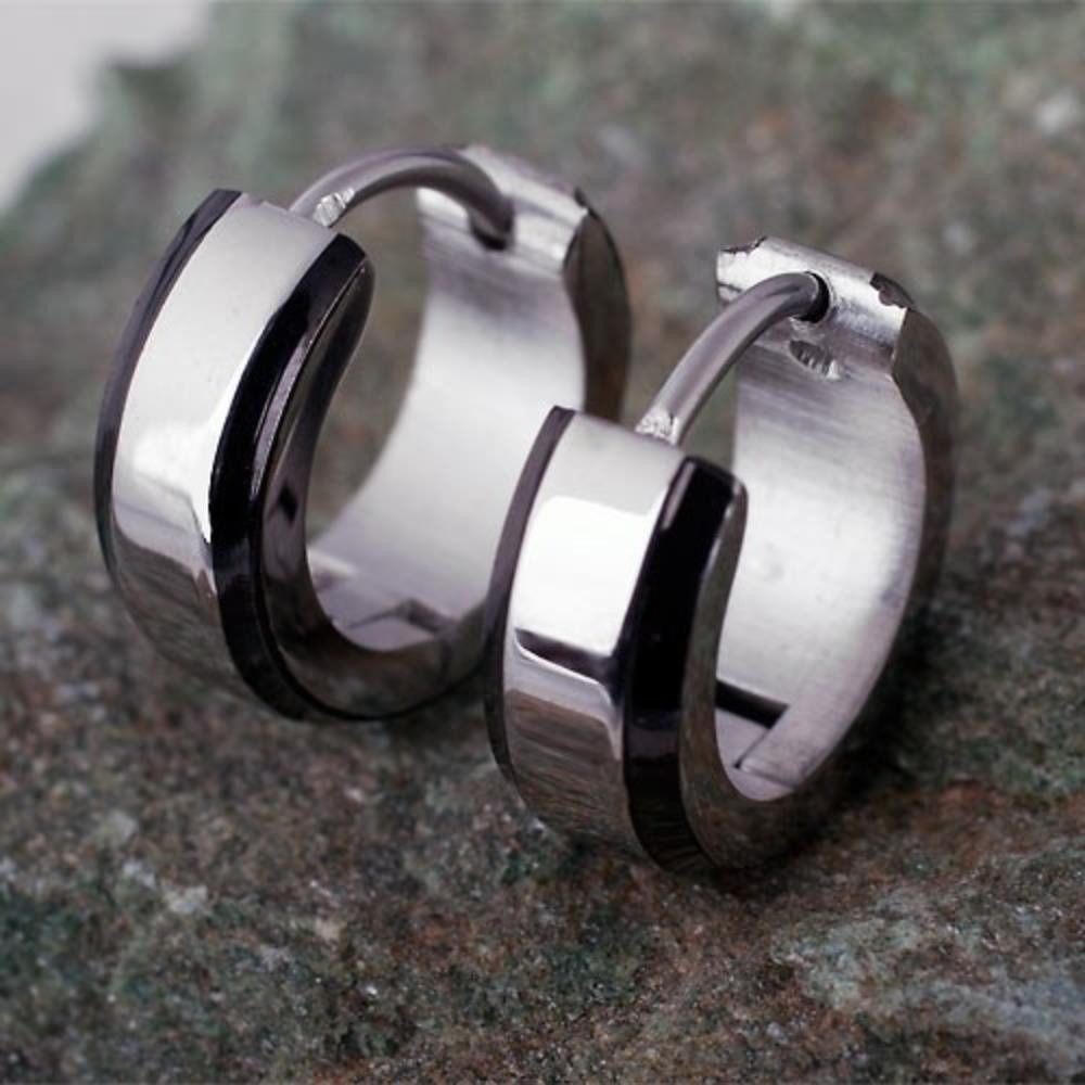 Order & Smile Schmuck Klappcreolen Männer günstig online kaufen