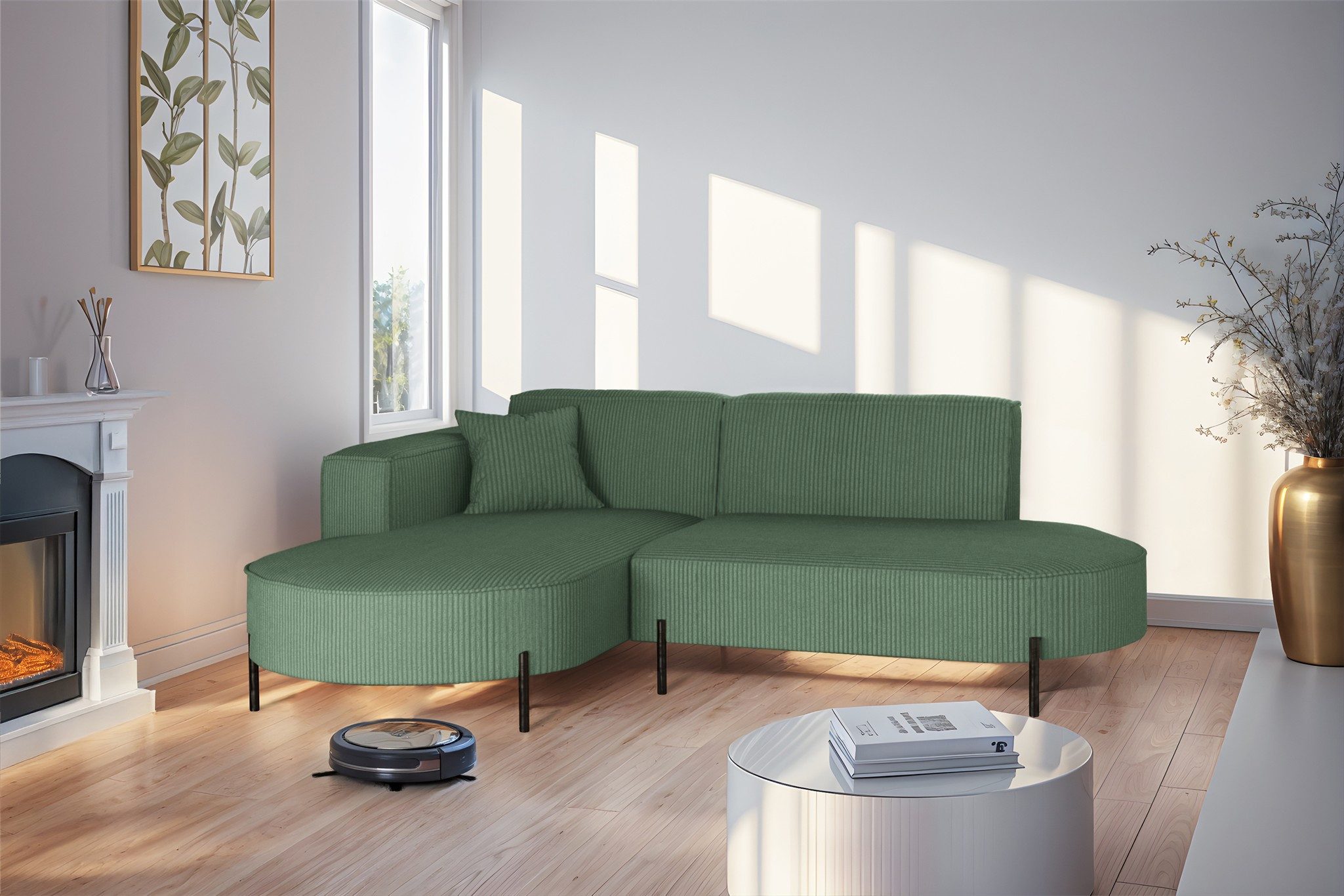Ecksofa Sofa VALENCIA XS in Stoff Scala
