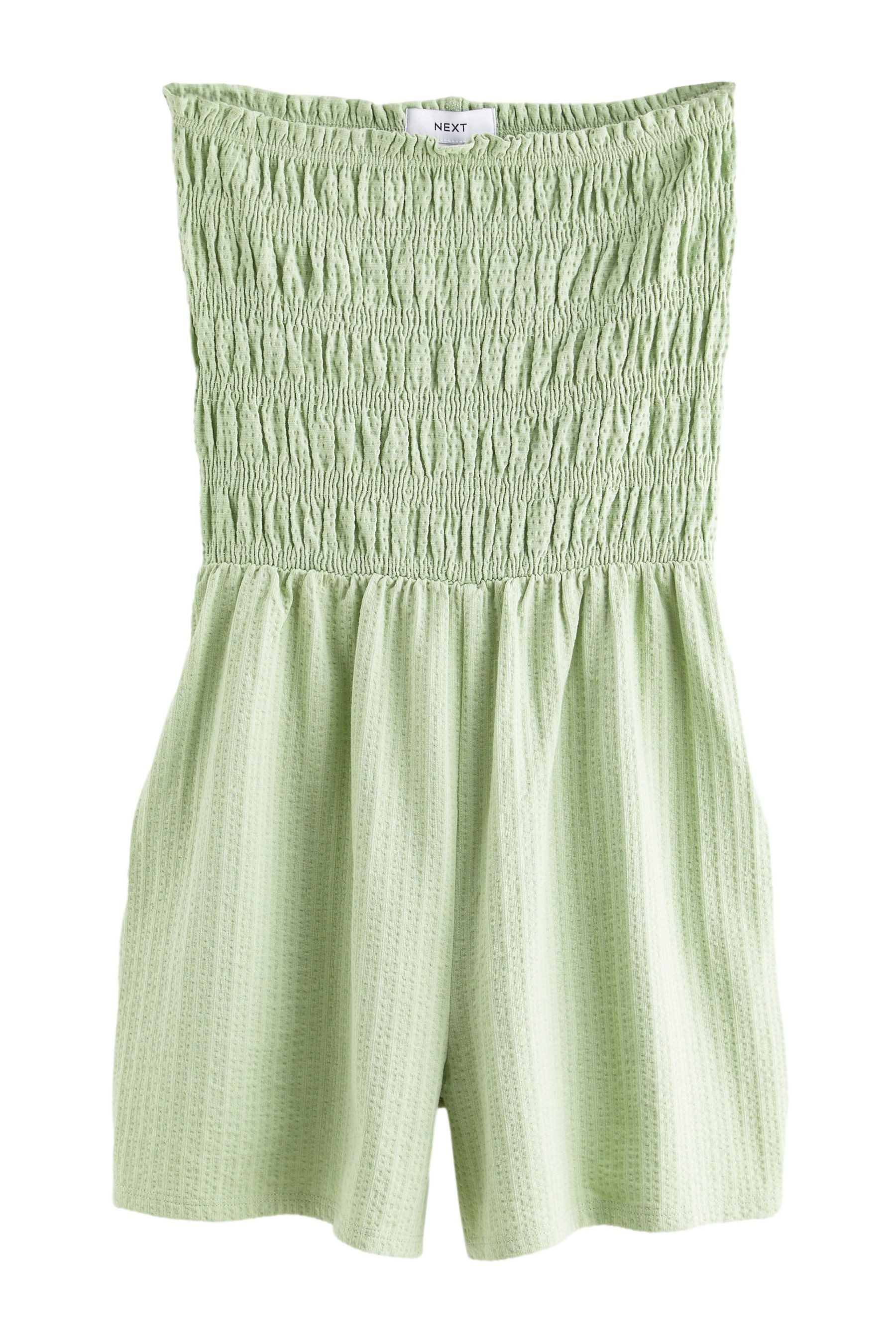 Next Playsuit Gesmokter Bandeau-Playsuit, Kurzgröße (1-tlg) günstig online kaufen