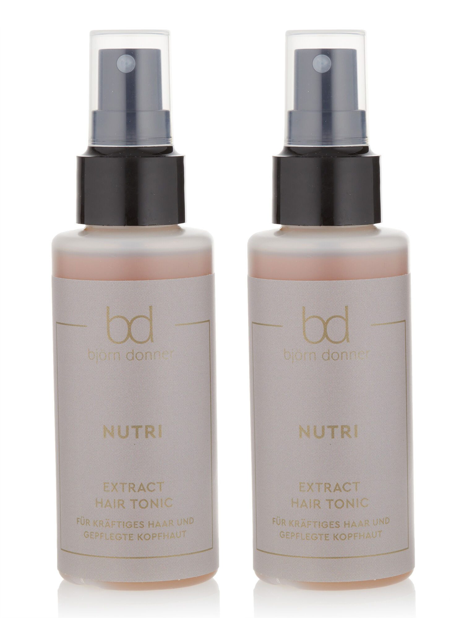 Björn Donner Haarwasser NUTRI Extract Hair Tonic Duo gegen Haarausfall, 2-tlg., 2 x 100ml, mit Baicapil zur Stärkung der Haarwurzeln & Kopfhautpflege