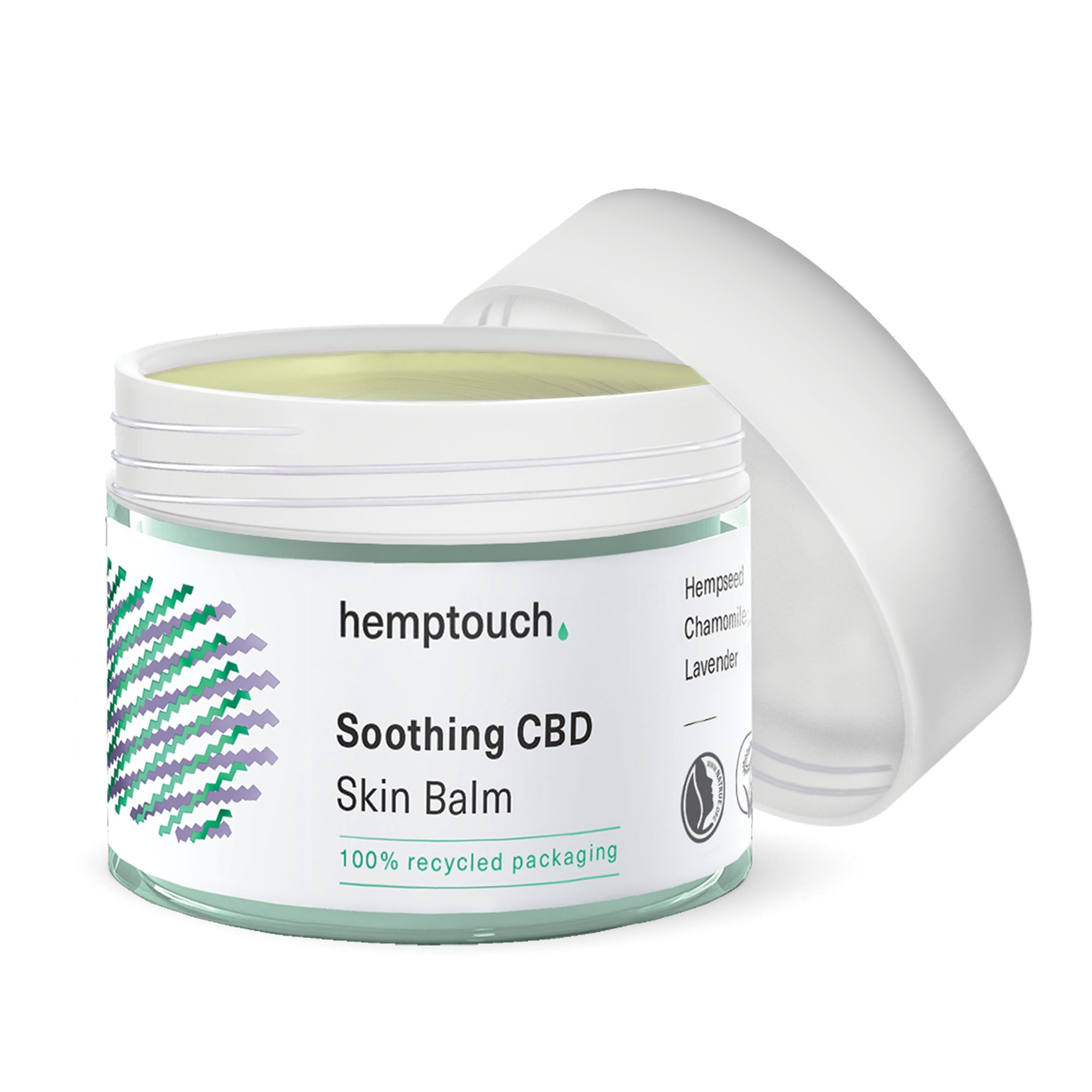Hemptouch Bodylotion Beruhigender Hautbalsam mit Hanföl, Lindert das Gefühl von Juckreiz und reduziert Spannungsgefühle