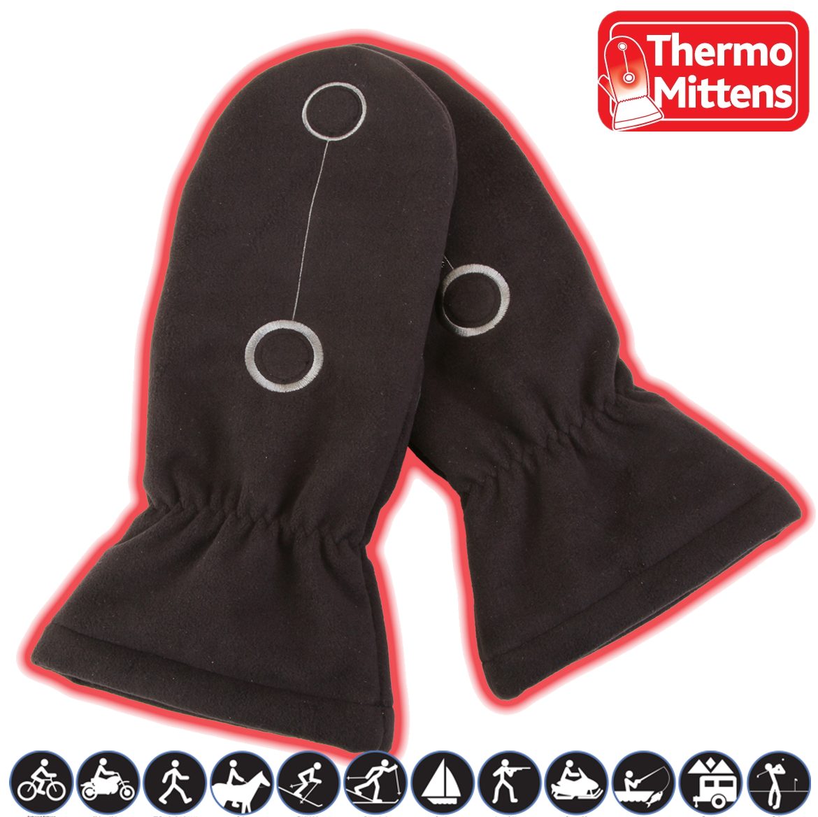 Überhandfäustlinge Gloves für Thermo Mittens Winter-Arbeitshandschuhe Thermo wegklappbarem Fäustling