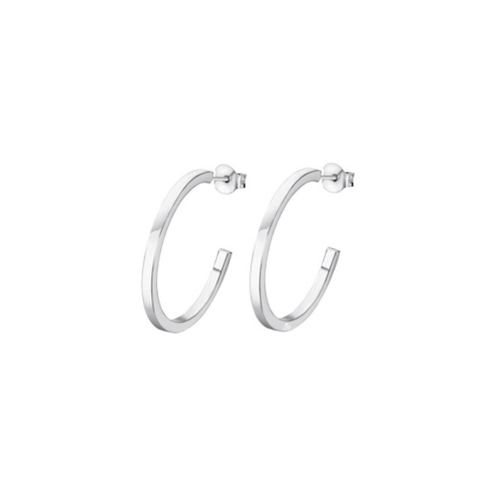 Paar Ohrstecker Elegant silver earrings rings LP3203-4 - Diameter: 2.5 cm