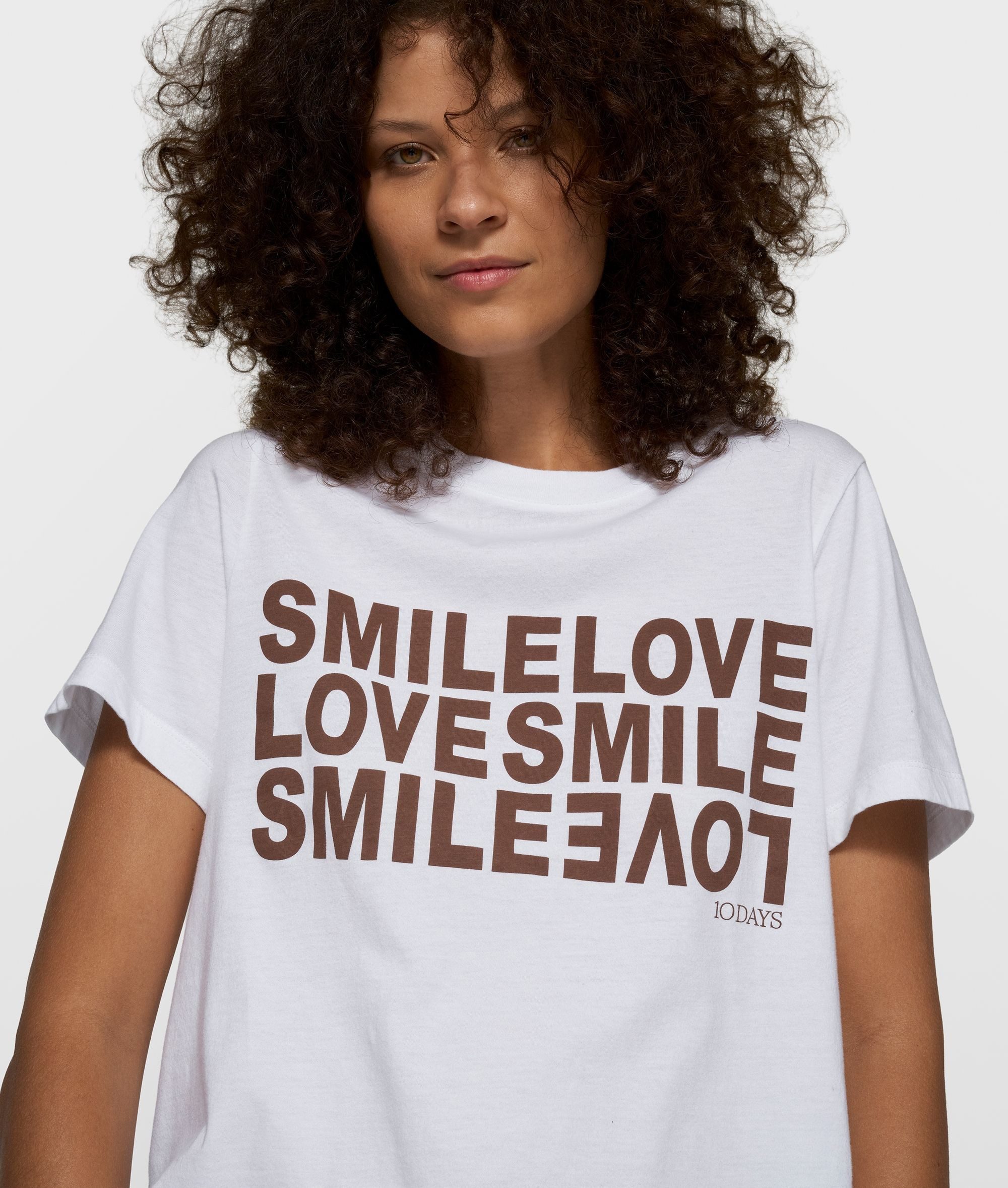 10DAYS T-Shirt petit smile love tee