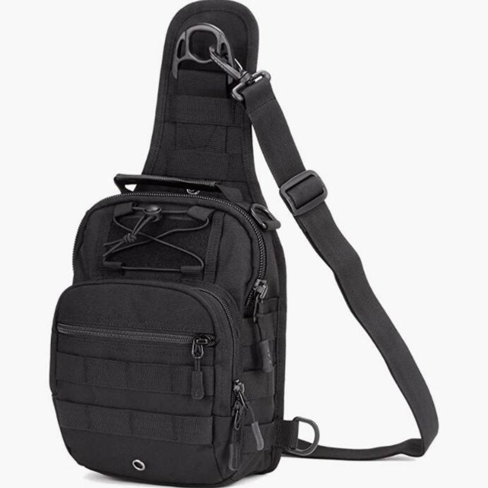 GelldG Schultertasche Taktisch Brusttasche Militärisch Schultertasche  Crossbody Bag