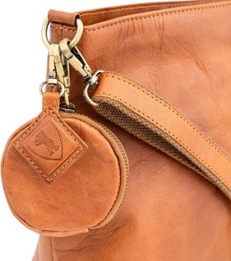 Berliner Schultertasche (Handtasche für Frauen - Braun), Vintage Schultertasche Marbella M, Umhängetasche aus Leder