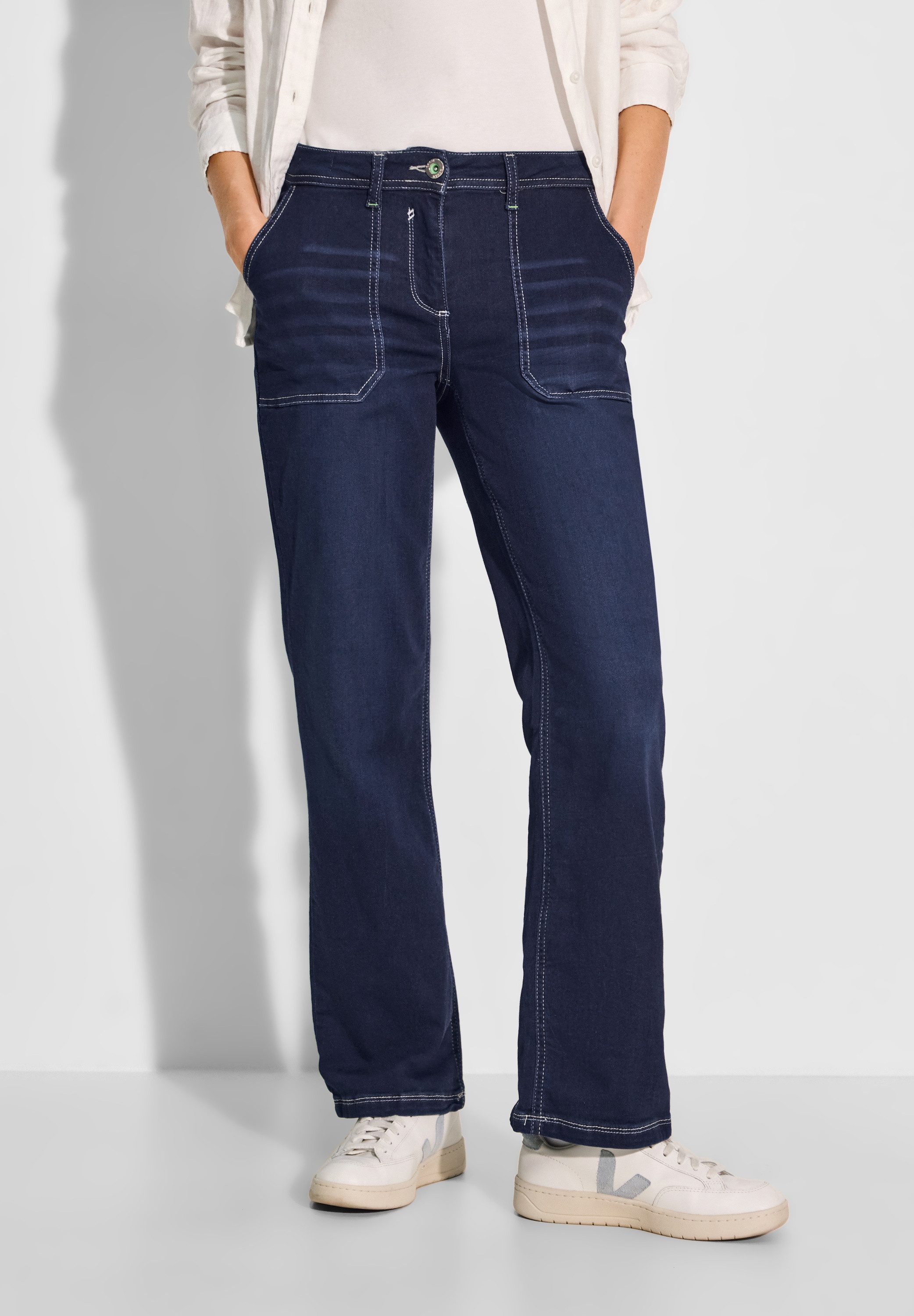 CECIL Loose-fit-Jeans mit Stretchanteil