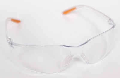 myMAW Kopfschutz Schutzbrille klar Panorama Arbeitsbrille Labor Fahrradbrille Ind…