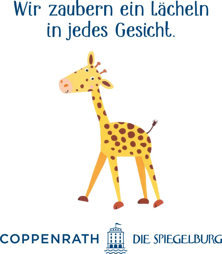 COPPENRATH DIE SPIEGELBURG Kinderbecher Becher Giraffe - Freche Rasselbande, 1-tlg., Polypropylen, empfohlen ab 6 Monate