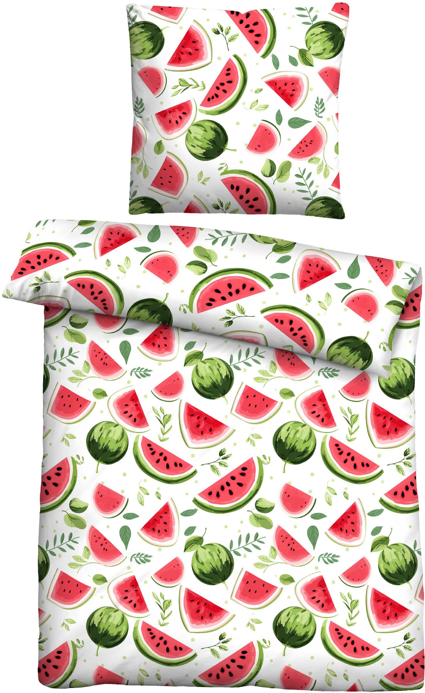 Castell - Markenbettwäsche Bettwäsche 0040798, Renforcé, 2 teilig, hautsympathisch, 100% Baumwolle, Reißverschluss, ganzjährig nutzbar