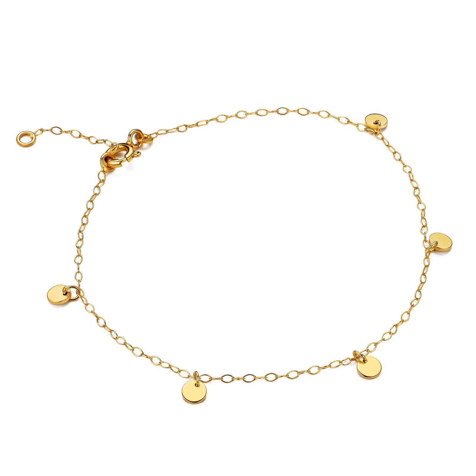 Miore Armkette MGM945B - Gold Armband mit Charm Coin-Anhängern - 9 Karat 37 günstig online kaufen