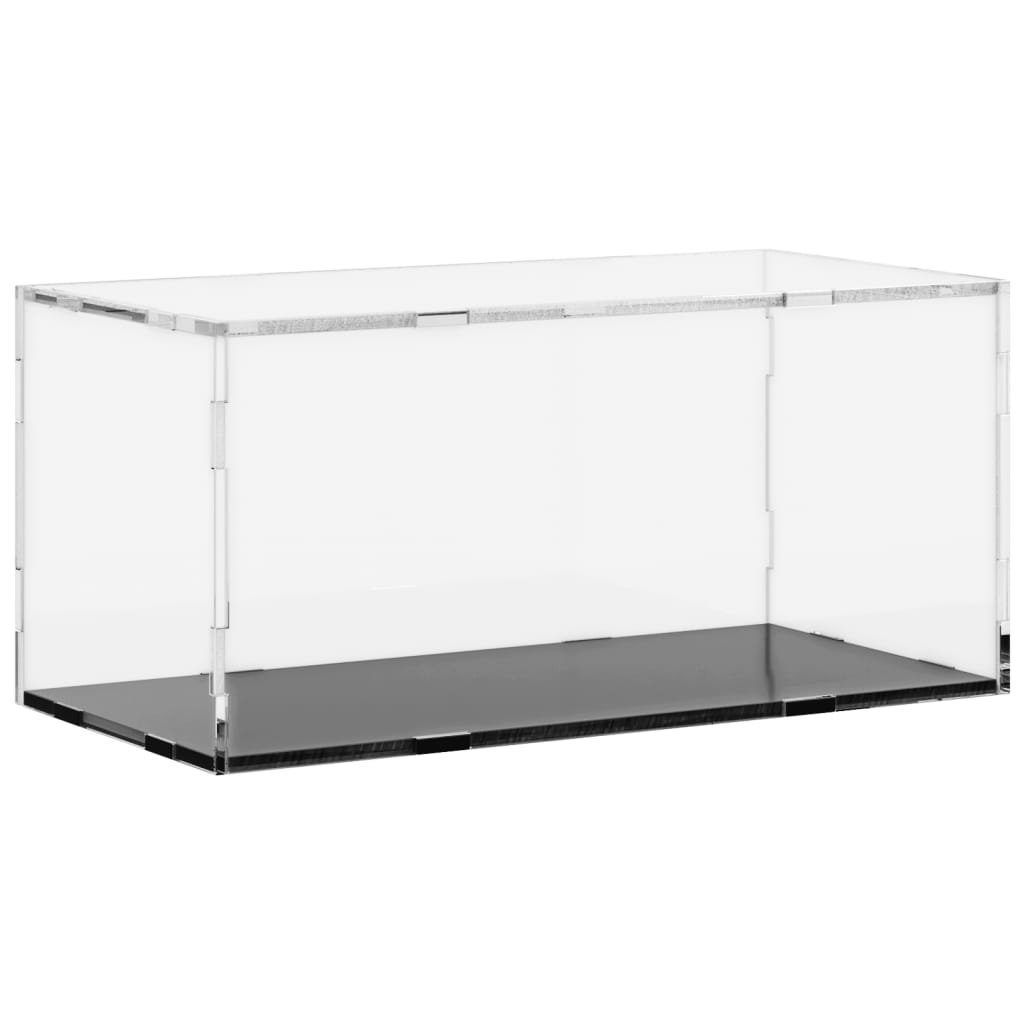 vidaXL Vitrine 30 x 15 x 14 cm Vitrine Transparent 30x15x14 cm Acryl
