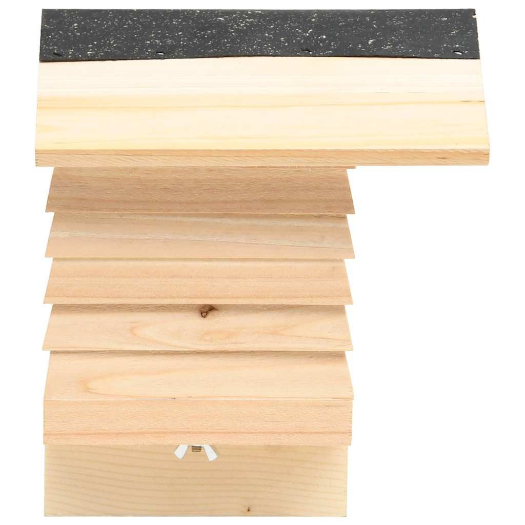 furnicato Bienenkiste Bienenhaus aus Massivholz 22 x 20 x 20 cm, naturfarben, Massivholz, 1-tlg.