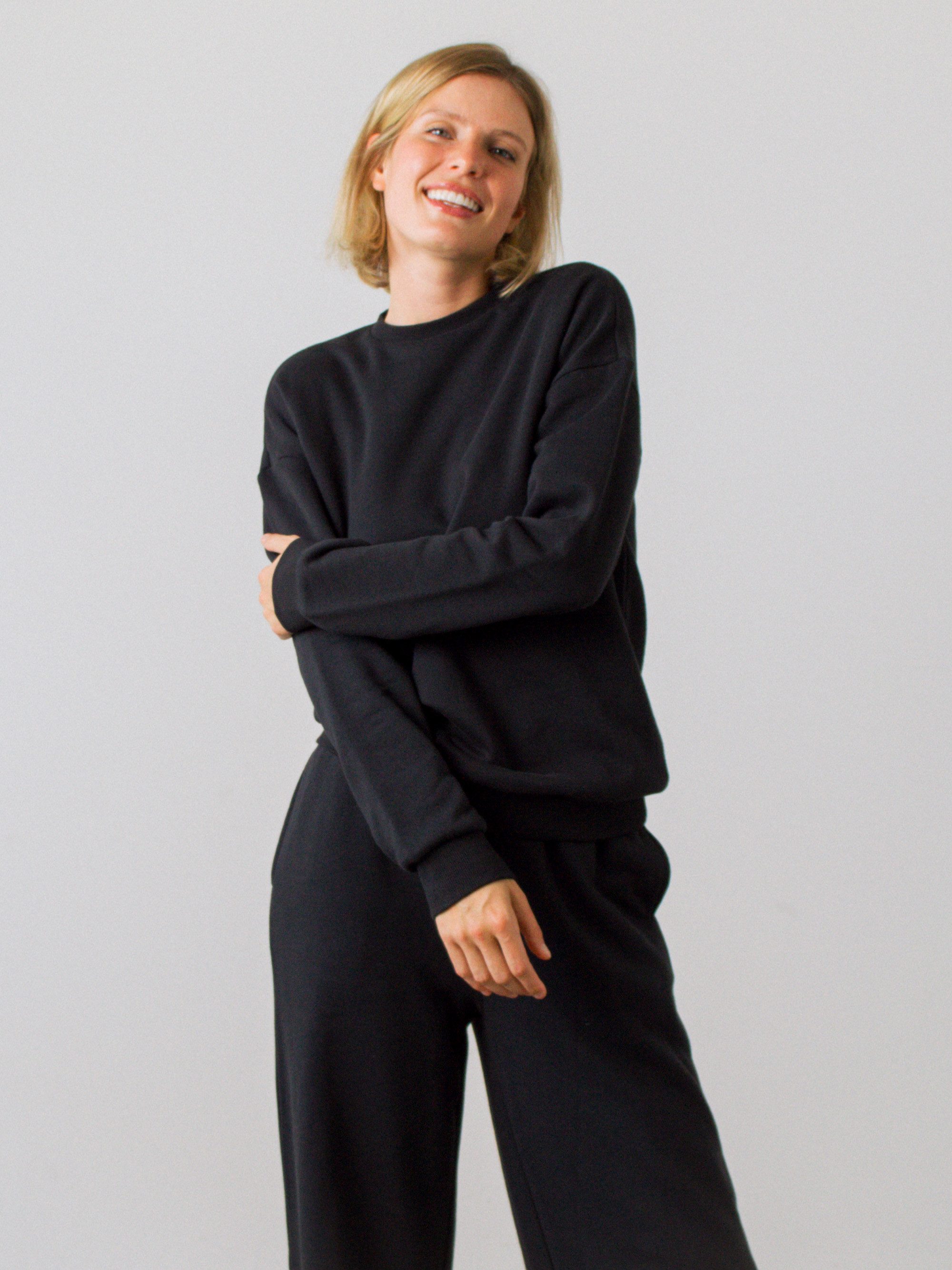 HONEST BASICS Sweatshirt mit Rundhalsausschnitt aus günstig online kaufen