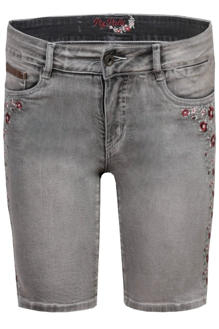 Piz Palü Trachtenjeans Trachtenjeans Damen - OBERASBACH KURZ - hellgrau