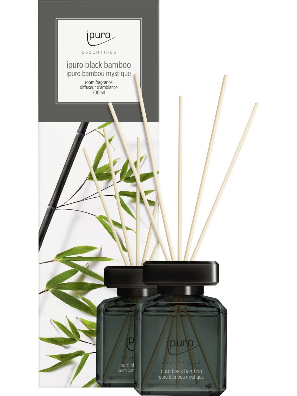 IPURO Raumduft ipuro ESSENTIALS Raumduft Black Bamboo 200 ml
