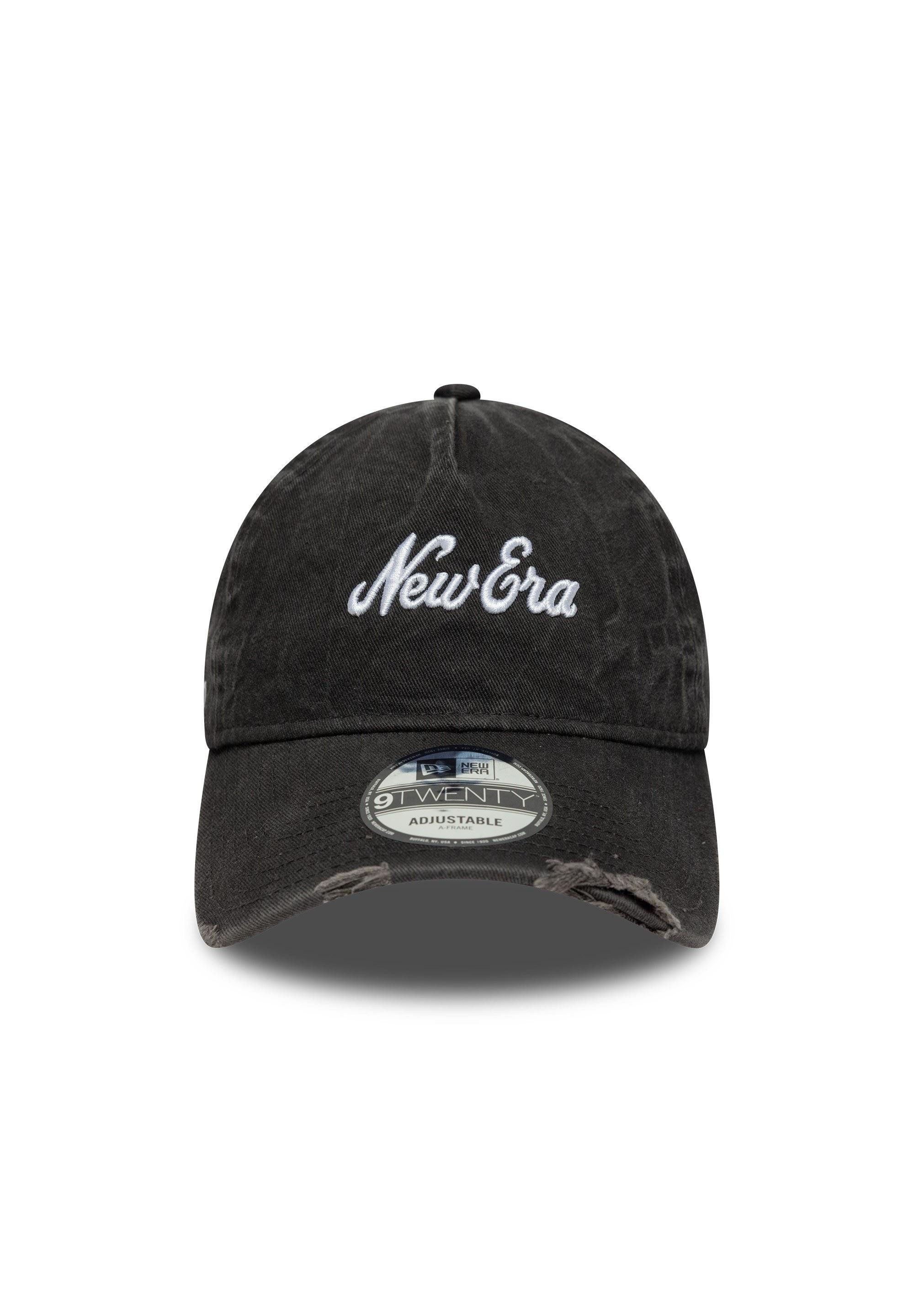 New Era Baseball Cap New Era Pigment Wash 9Twenty A-Frame Cap Schwarz (1-St)