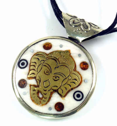 Guru-Shop Perlenkette »Tibetkette Ganesh Halskette - Modell 19«