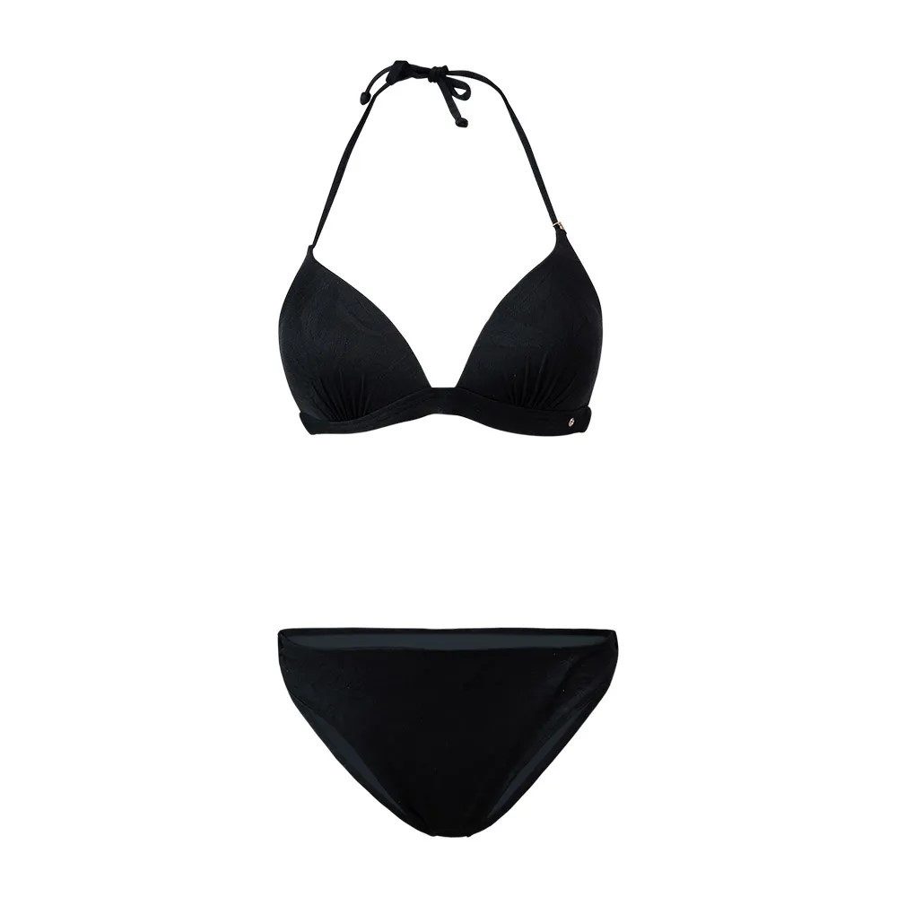 Brunotti Bügel-Bikini Kohali-Leaves Women Bikini LEAVES JACQUARD BLACK