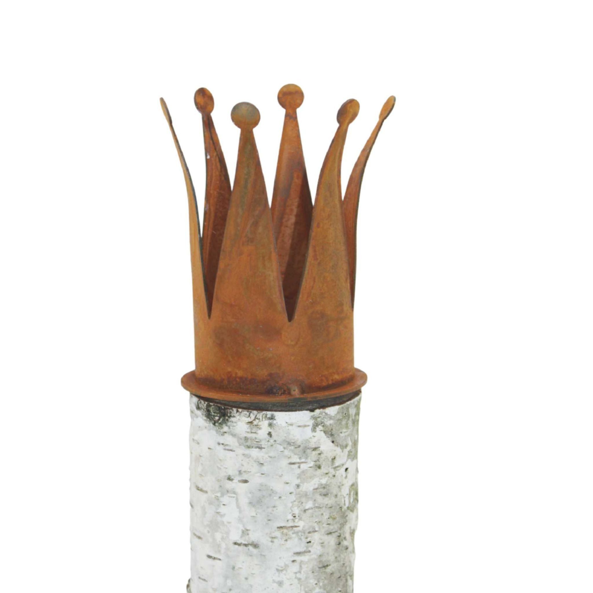 Rostikal Adventsleuchter Teelichthalter Weihnachten in Edelrost Ø 7 cm (Set, 1 St), Handmade