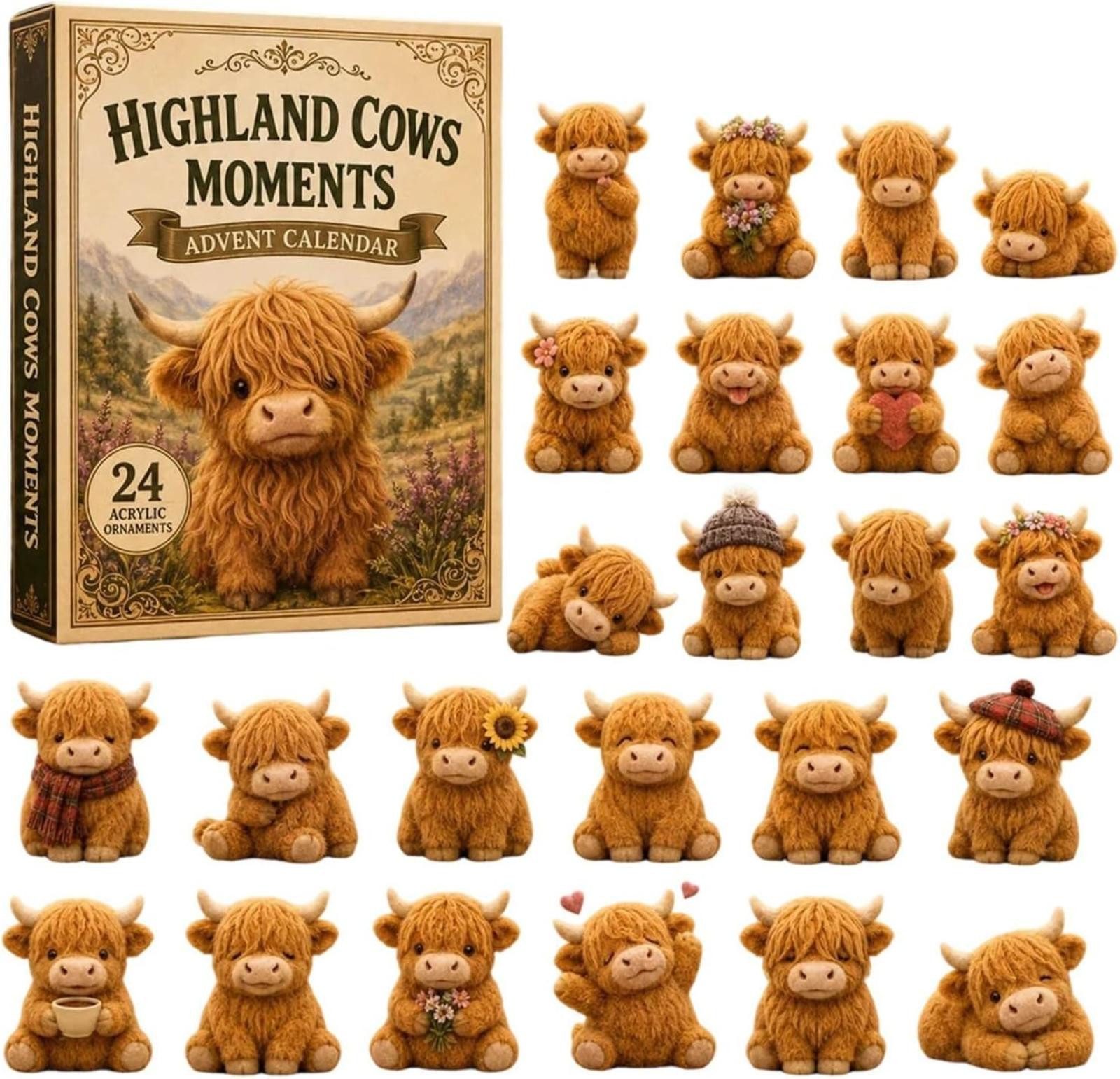 FELIXLEO Hörspielfigur Halloween Adventskalender 2026 mit 24 Exklusiven Sammelfiguren, D, (1-St)