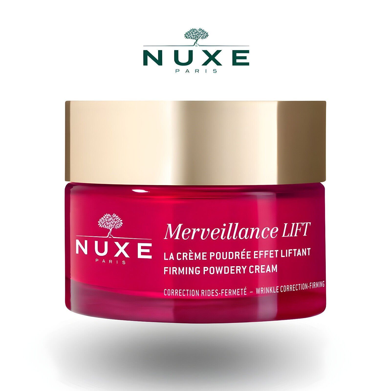 Nuxe Paris Hautcreme Merveillance Lift Pudrige Vegan Lifting-Creme Tagescreme 50ml