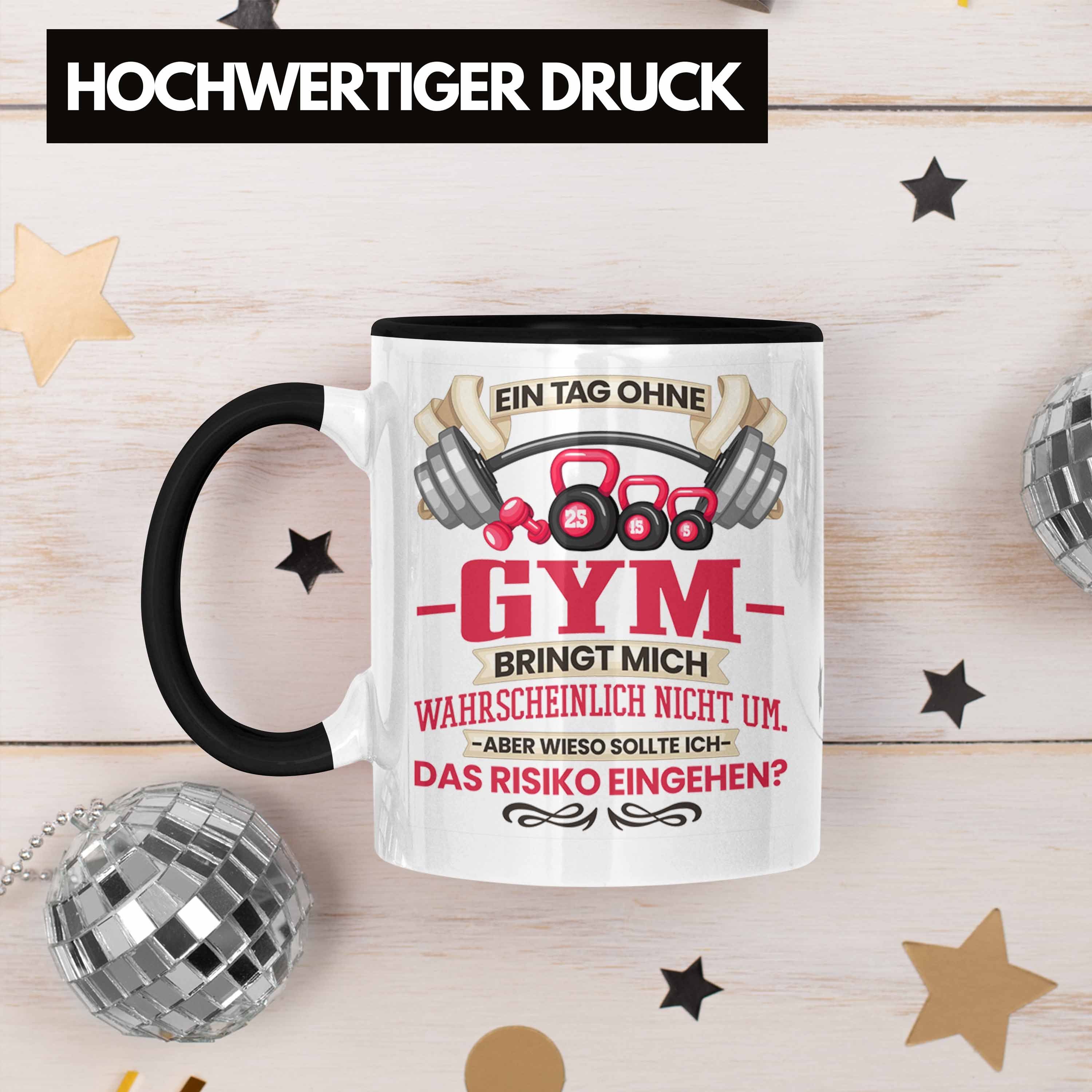 Trendation Tasse Trendation - Gym Tasse Geschenk Fitness Spruch Geschenkidee für Fitnes