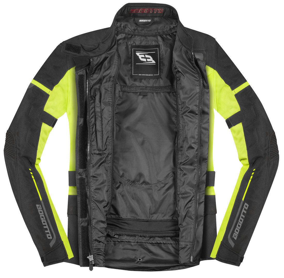 Bogotto Motorradjacke Azury 2in1 wasserdichte Damen Motorrad Textiljacke herausnehmbares Innenfutter,wasserdicht