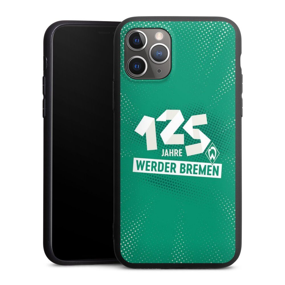 DeinDesign Handyhülle 125 Jahre Werder Bremen Offizielles Lizenzprodukt, Apple iPhone 11 Pro Silikon Hülle Premium Case Handy Schutzhülle