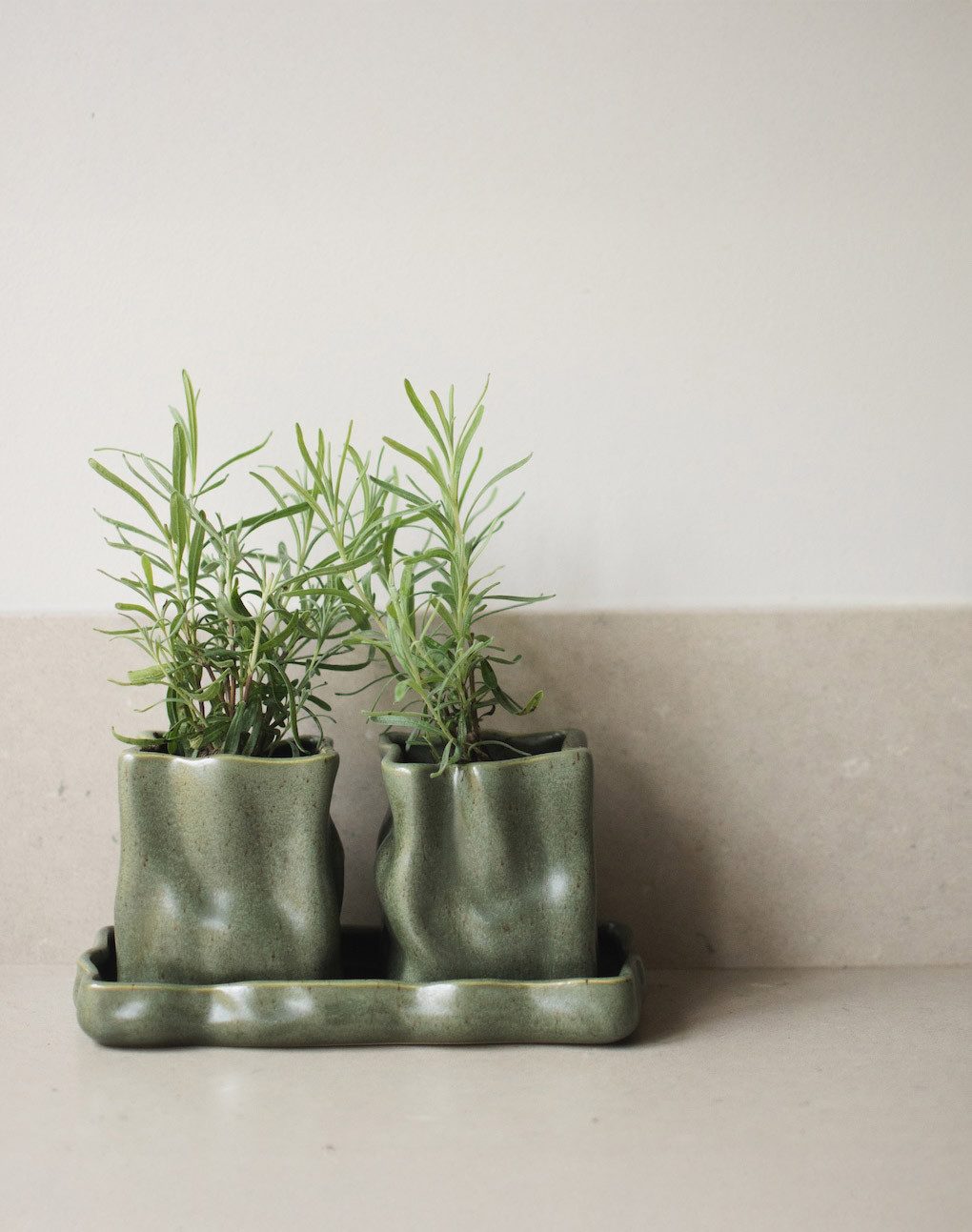 dbkd Dekoobjekt Aufbewahrungsset Herb - moss