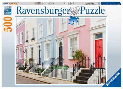 Ravensburger Puzzle 500 Teile Ravensburger Puzzle Bunte Stadthäuser in London 16985, 500 Puzzleteile